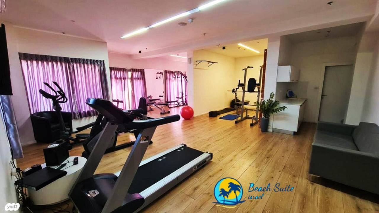 Beach Suite Israel- Private Jacuzzi Garden Suite & Gym, 3 Min Walk To Beach ביץ סוייט ישראל- ג'קוזי פרטי בגינה 3 דקות הליכה לים וחדר כושר Așkelon Exterior foto