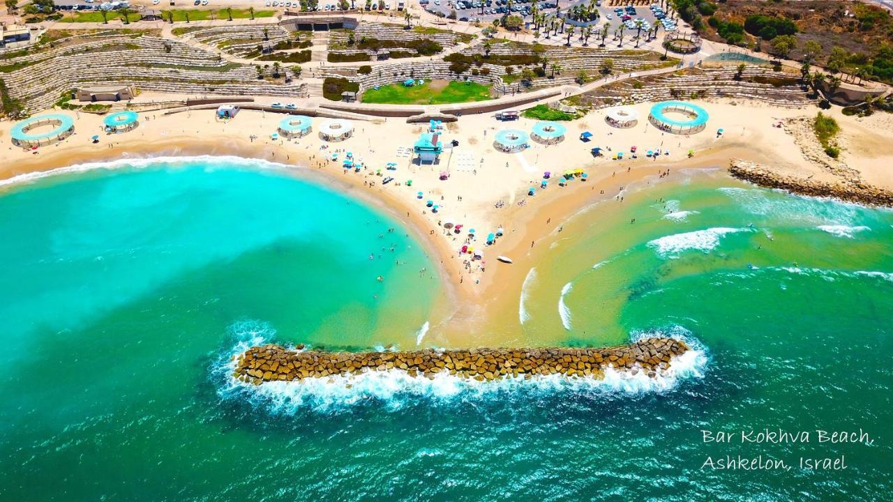 Beach Suite Israel- Private Jacuzzi Garden Suite & Gym, 3 Min Walk To Beach ביץ סוייט ישראל- ג'קוזי פרטי בגינה 3 דקות הליכה לים וחדר כושר Așkelon Exterior foto